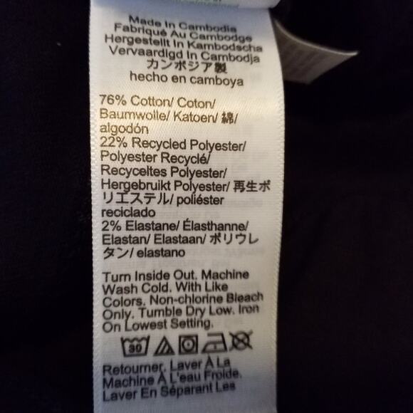 NWT J Crew Factory Petite Flare Crop Jean Black All-Day Stretch Size 30P - Picture 8 of 8